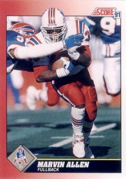 Marvin Allen New England Patriots 1991 Score NFL #206